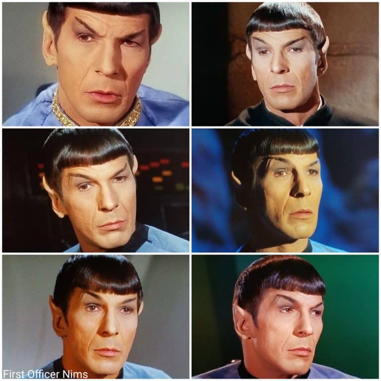 Mr. Spock ตัวอย่างอาการคิ้วกระดก