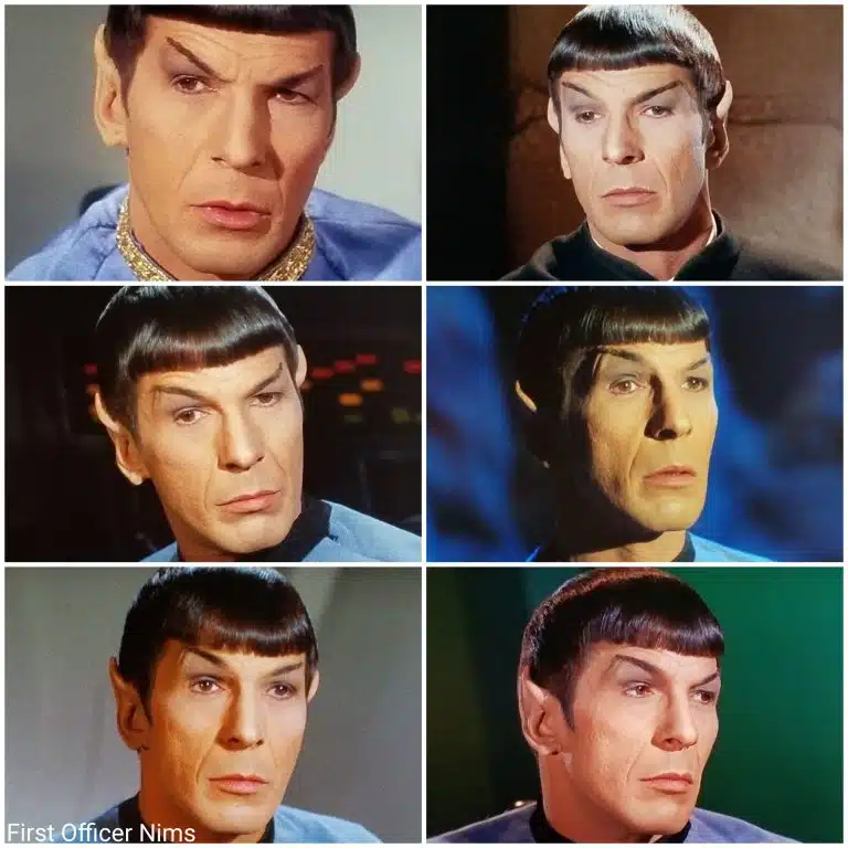 Mr. Spock ตัวอย่างอาการคิ้วกระดก